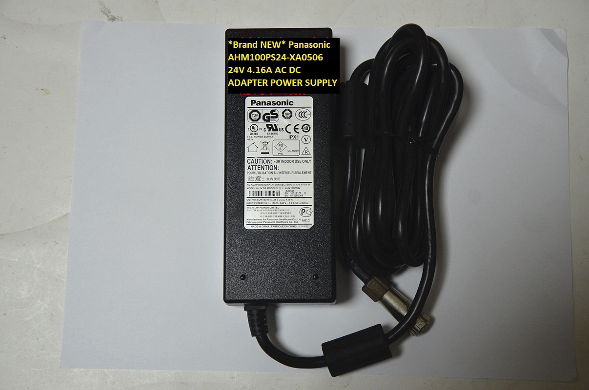 *Brand NEW* AHM100PS24-XA0506 Panasonic 24V 4.16A AC DC ADAPTER POWER SUPPLY - Click Image to Close